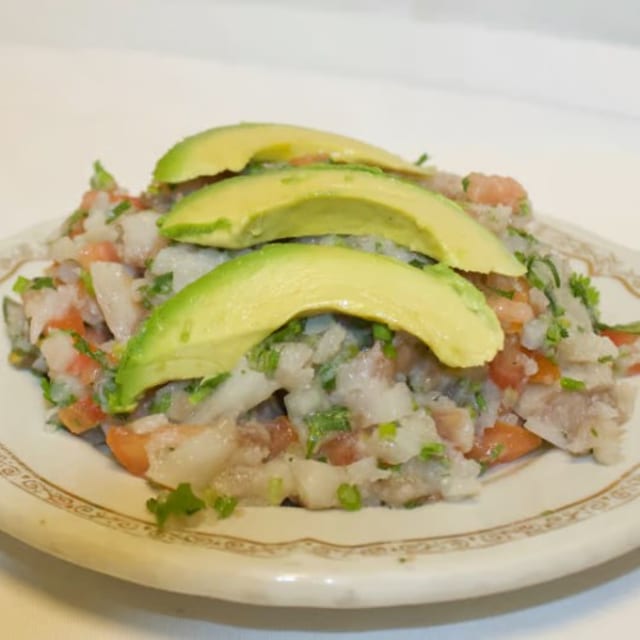 Tostada De pescado.