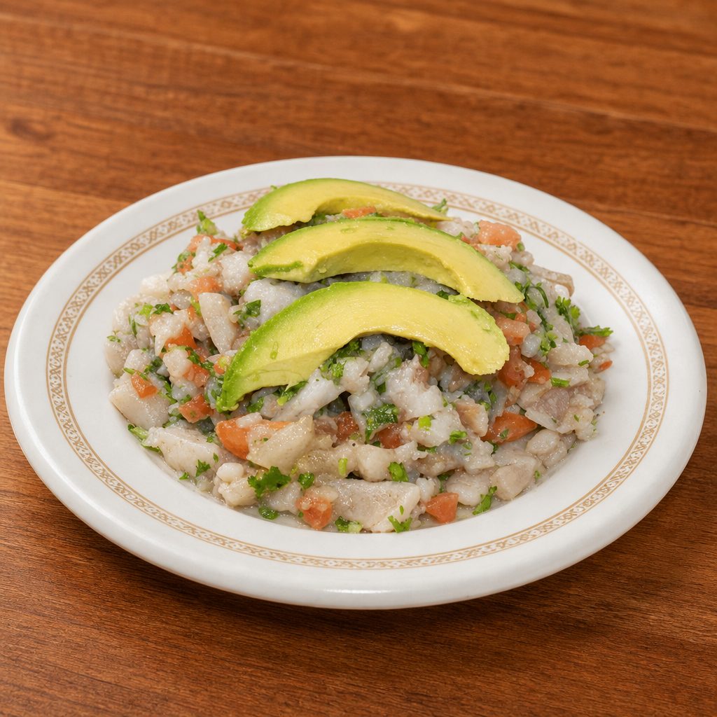 Tostada De pescado.