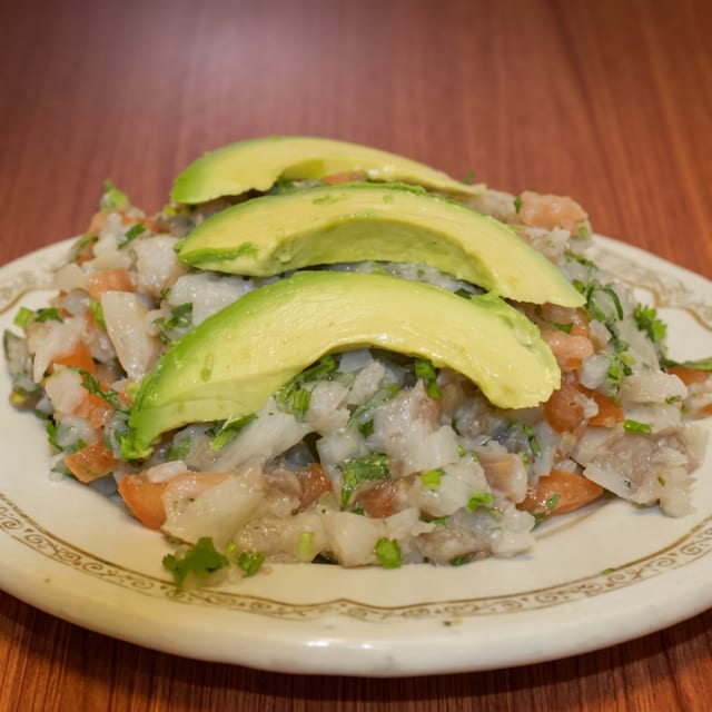 Tostada De pescado.